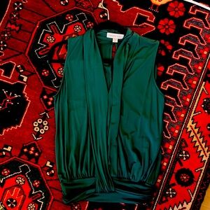 Amour Vert Dream Knit Top, Size XS emerald green